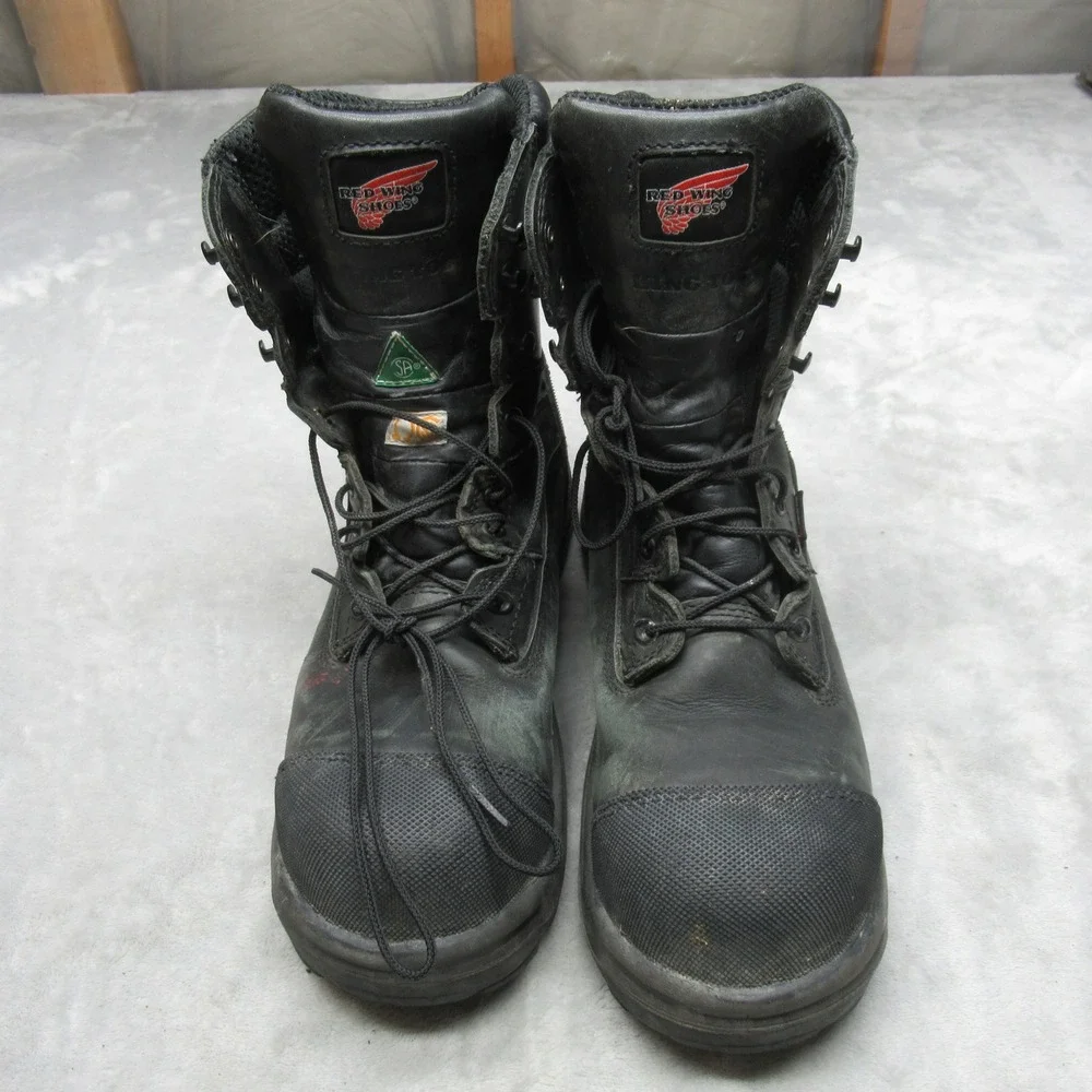 Red Wing Mens 11D Boots‎ Black King Toe 3512 Leather Waterproof Safety Toe Work